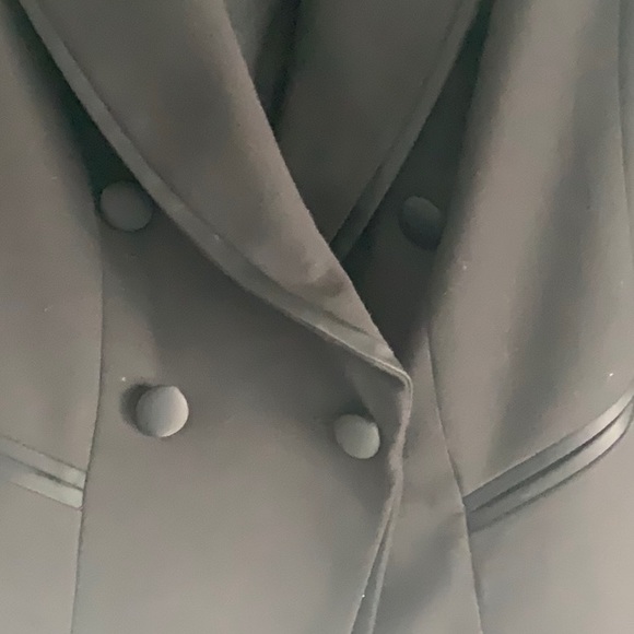 Black Satin trimmed blazer - Picture 2 of 10